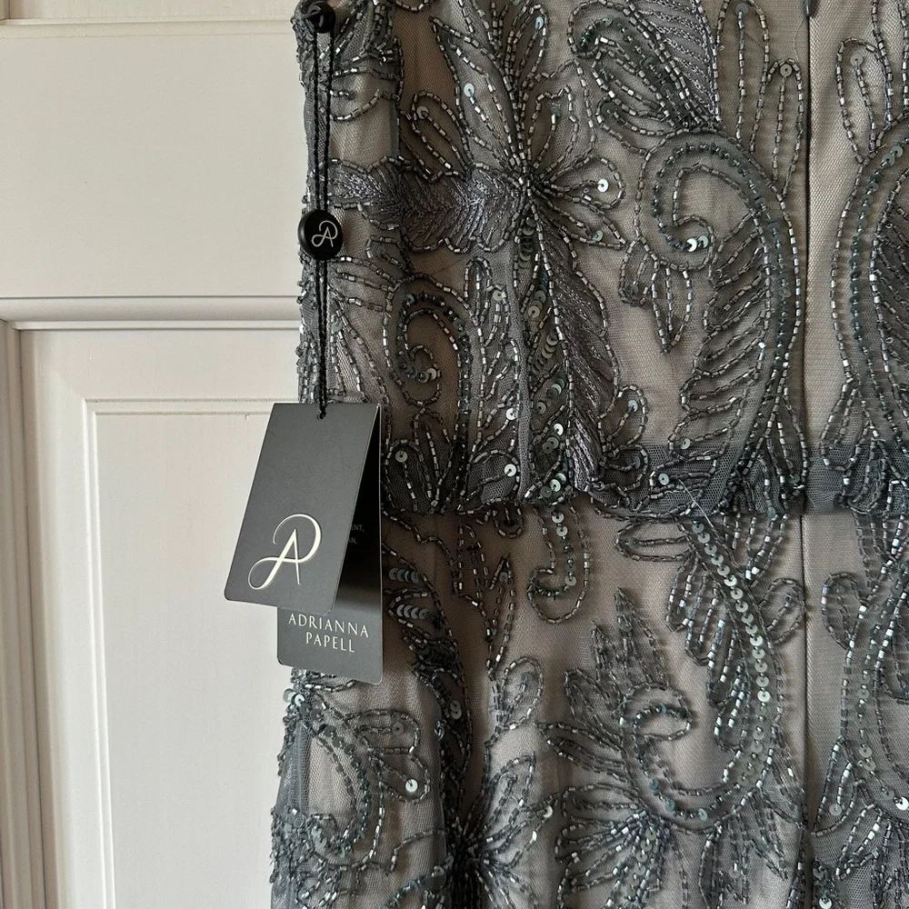 NWT Adrianna Papell Beaded Gown, Anthropologie BHLDN - Picture 2 of 9